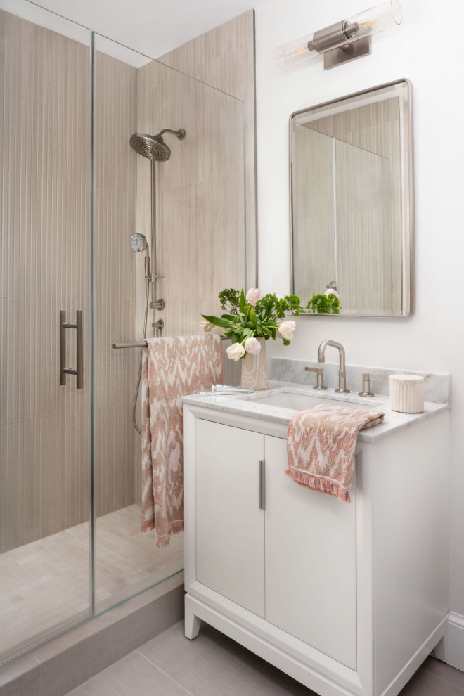 Transitional home design photo in DC Metro