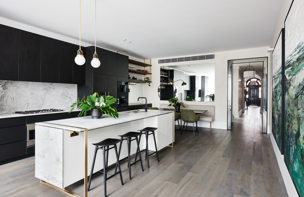 Trendy home design photo in Melbourne