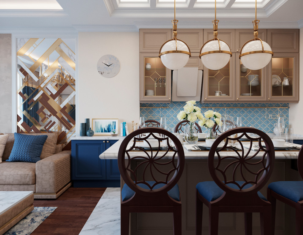 "Ванильное небо" - двухкомнатная квартира в Хамовниках