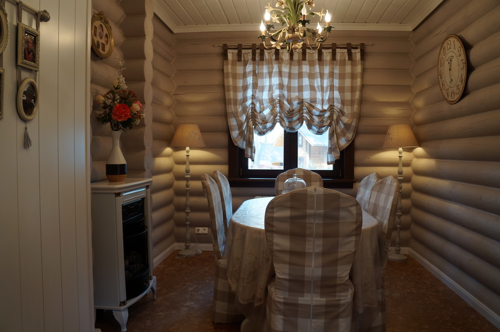 Нouse in a pine forest