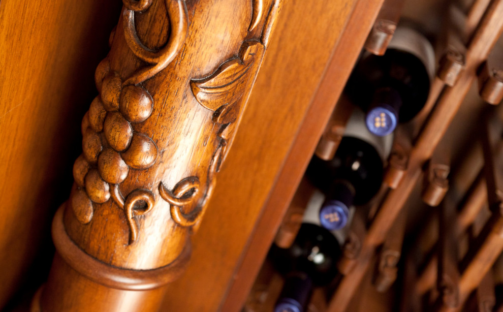 Custom wine cellar NJ. Traditional Wine Cellar New York by WL
