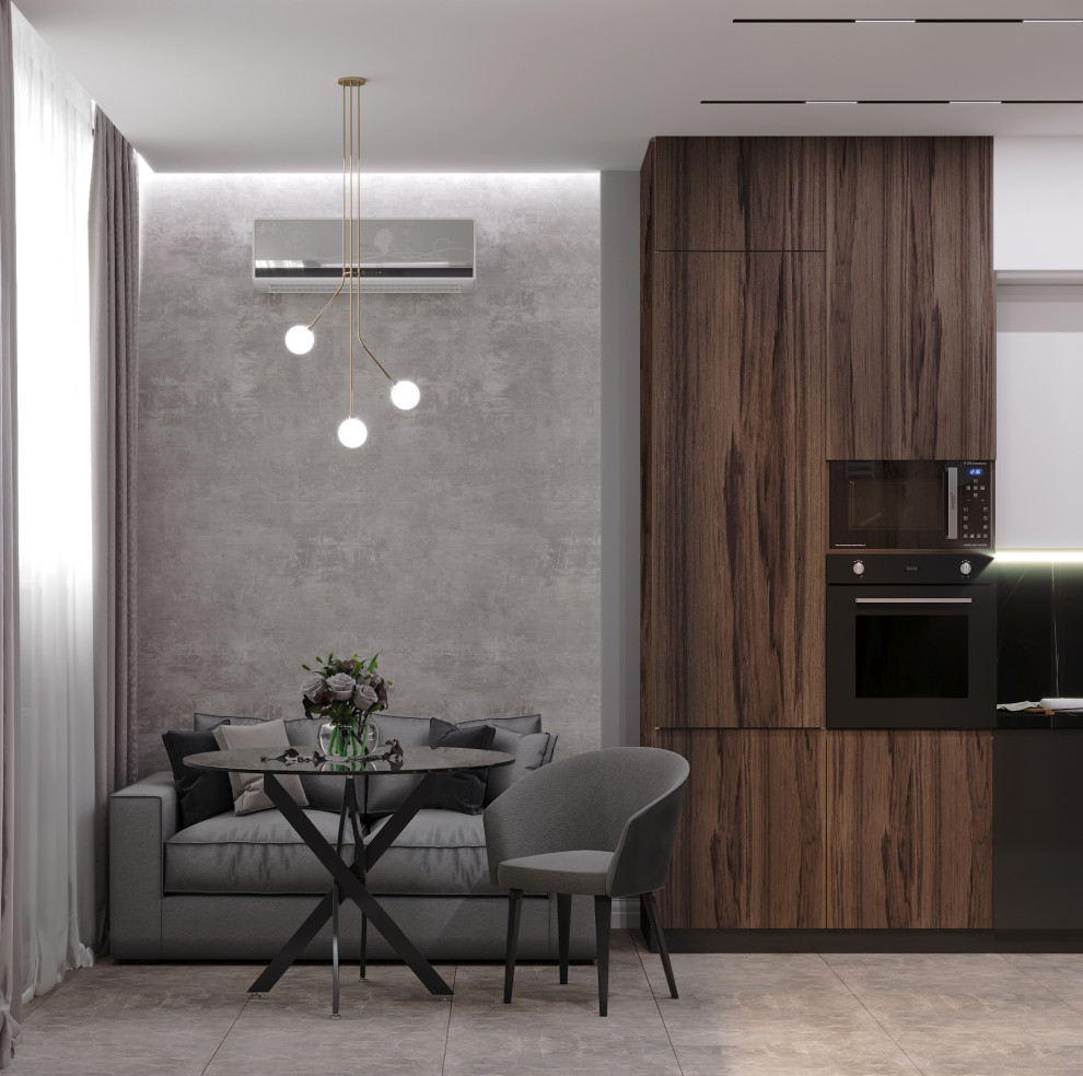 Кухня-гостиная, 14 кв.м., ЖК Вершина