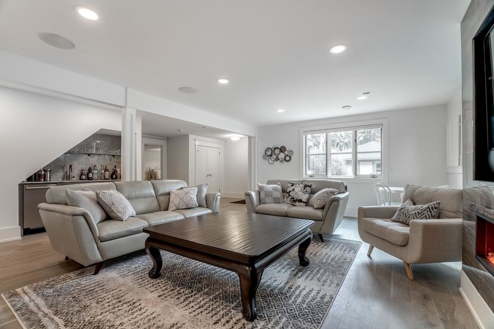Basement - transitional basement idea in Calgary