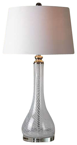 Uttermost Tesino Glass Table Lamp