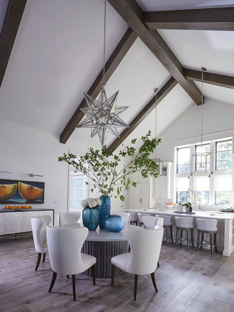Mans transitional-dining-room