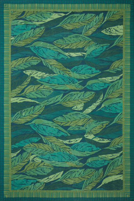 JB x Loloi In/Out Pisolino Teal / Lagoon 18" X 18" Swatch Area Rug