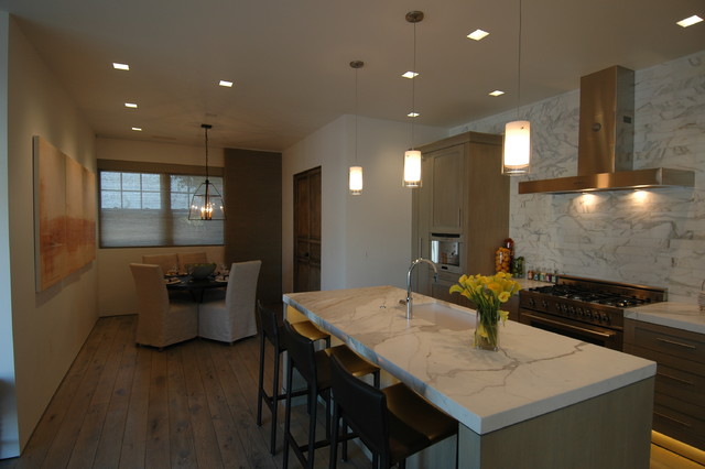 Trimless LED lighting modern-kueche