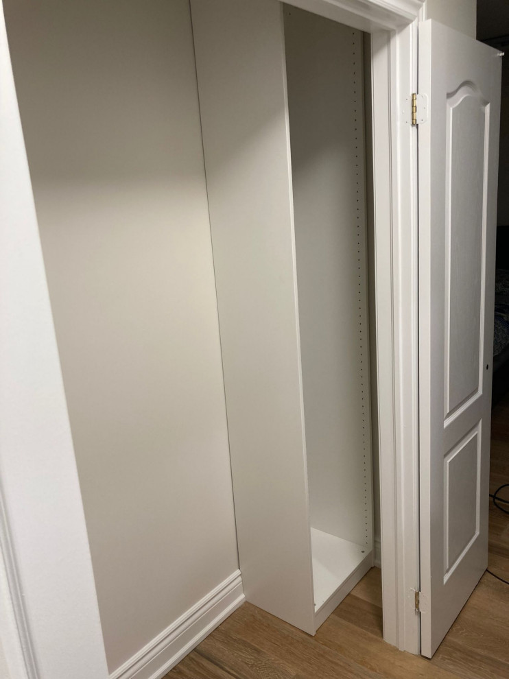 IKEA Pax Closet within regular closet space Toronto de IKEA Furniture Assembly Toronto