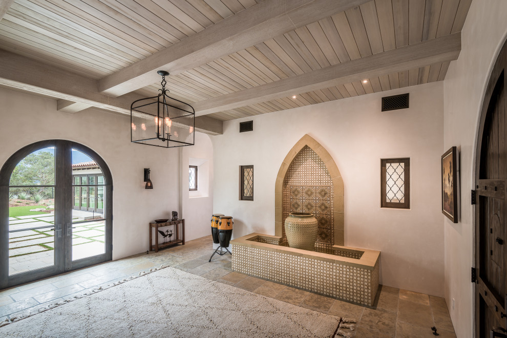 Faux Wood Beams In Entry Way Modern Entry Charlotte by Barron