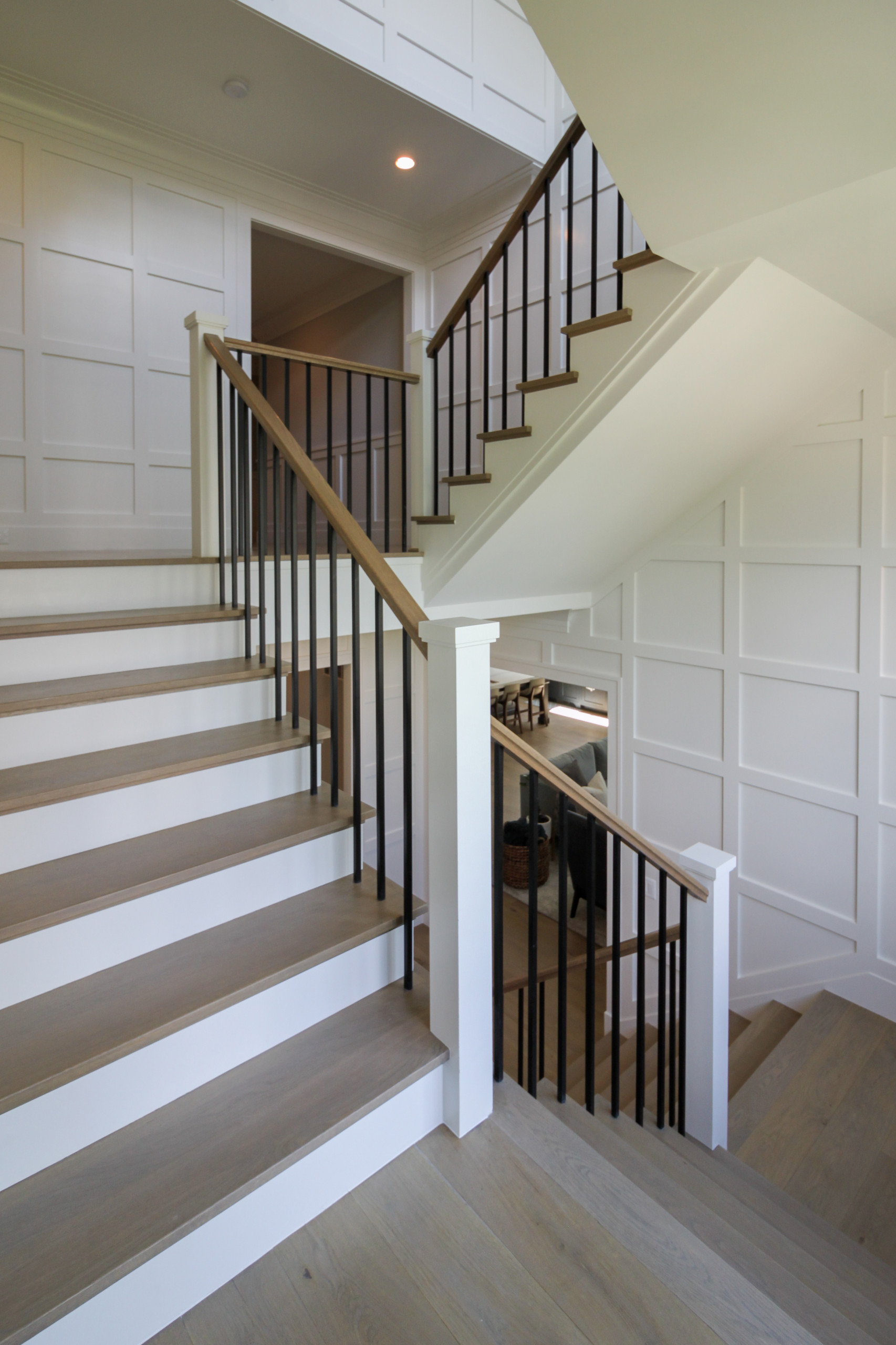 87_Welcoming and Functional Contemporary U-shaped Staircase, Arlington, VA 22207