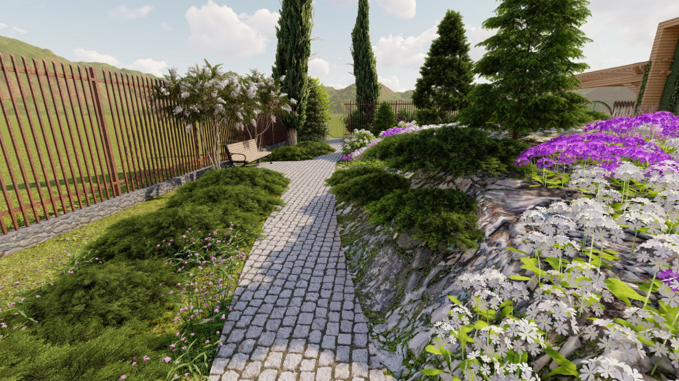 Каменистые устройства на участке 7 соток. "День/Ночь"