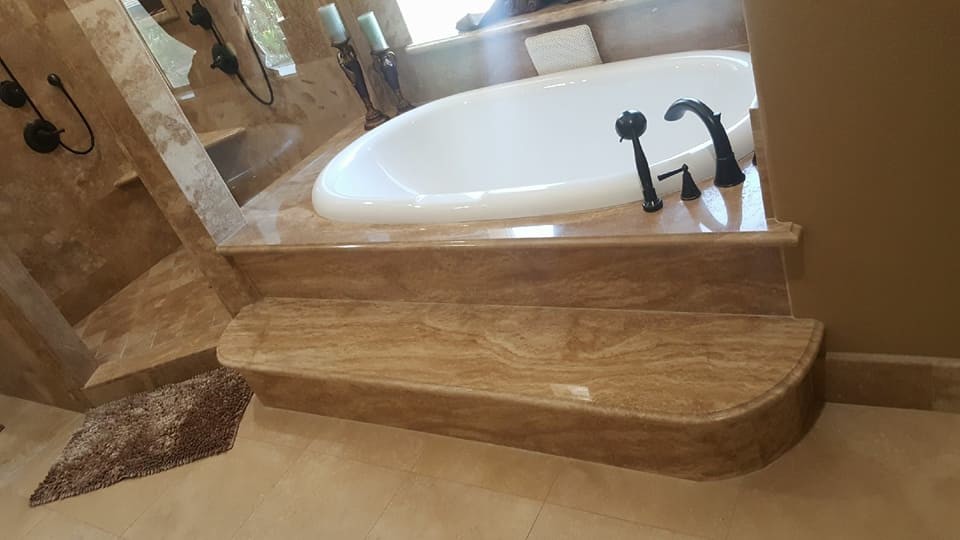 Travertine Bathroom