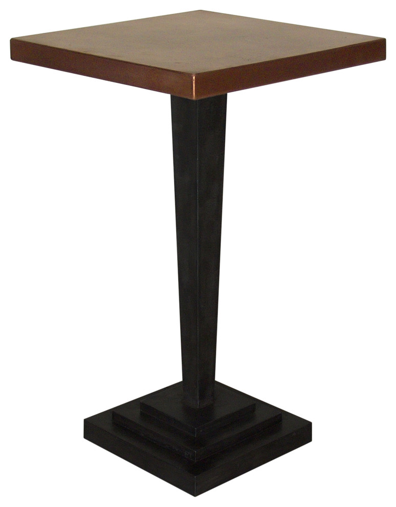 Brasserie Table with Copper Top