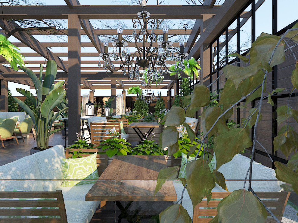 Летнее кафе "CHALLET", в р-не ул. Вилкова.