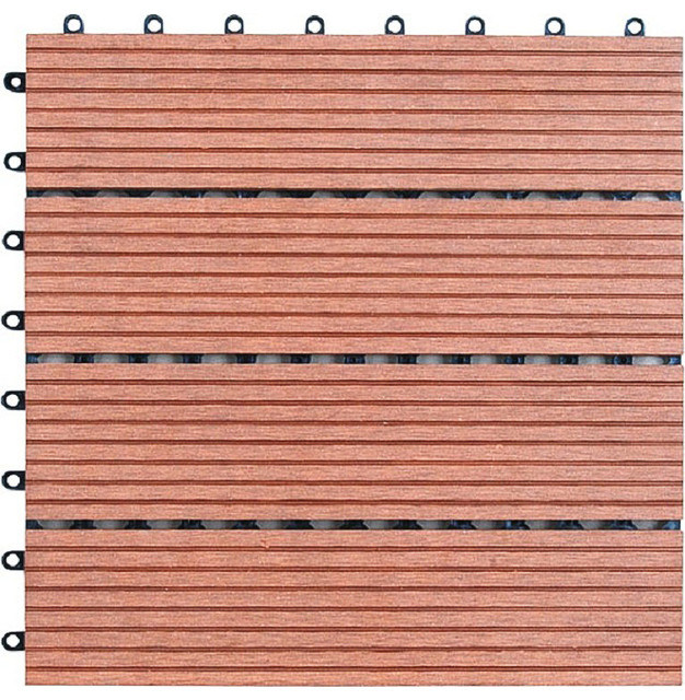 Bamboo 12-inch Floor Tiles (Pack of 11)