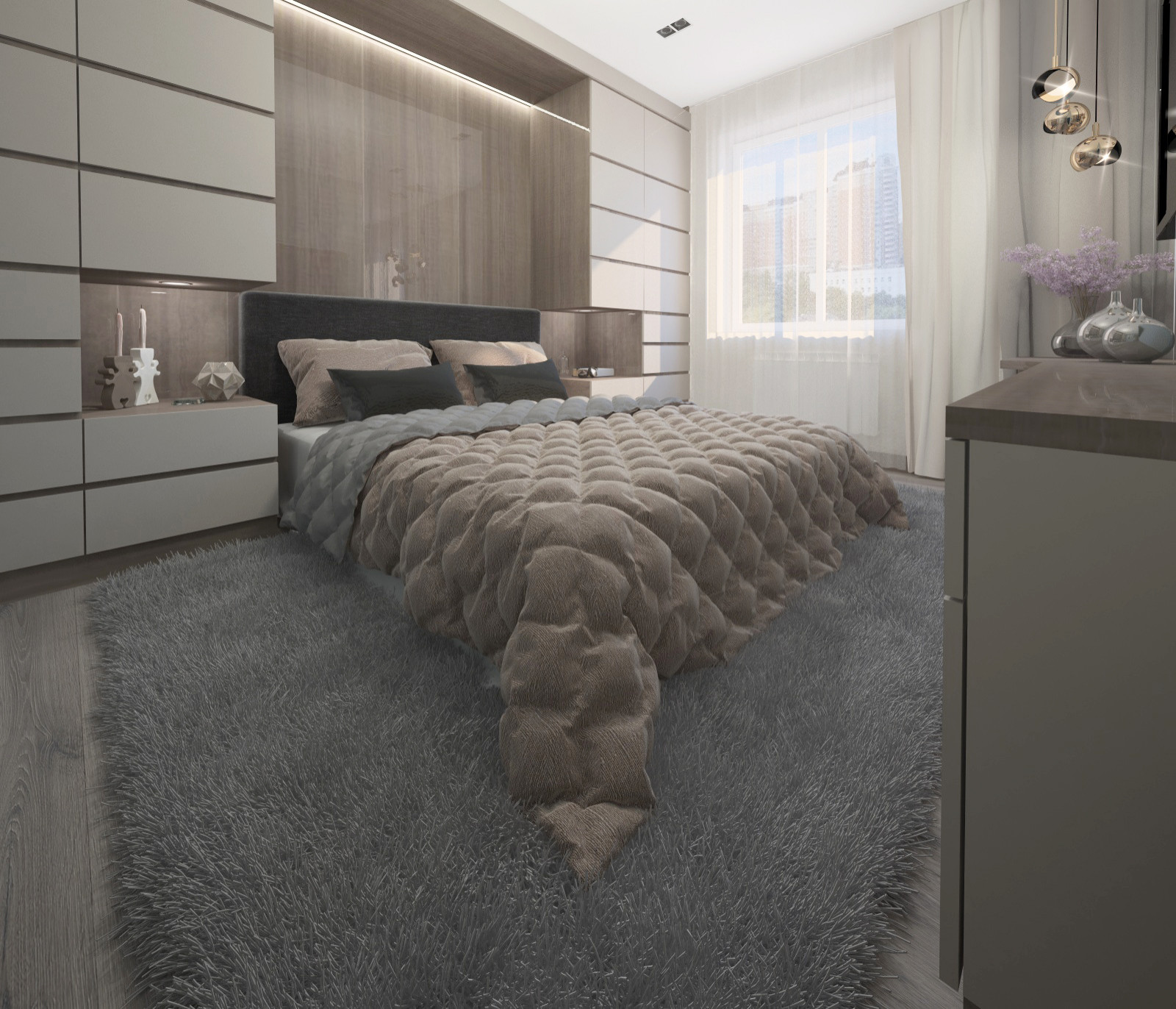 Двух-комнатная квартира ул.Междуреченская