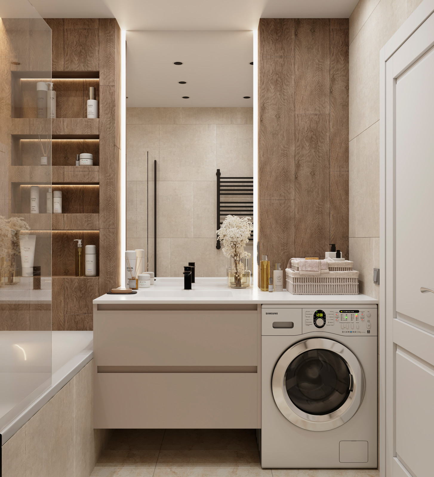 Квартира минимализм для небольшой семьи