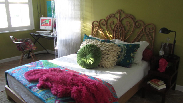 BoHo eclettico-camera-da-letto