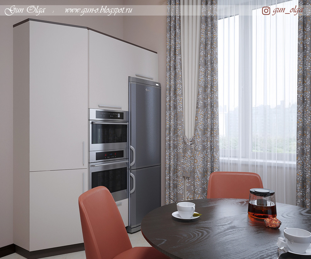 Кухня. Дизайн и визуализация для мебельной компании в интерьер заказчика