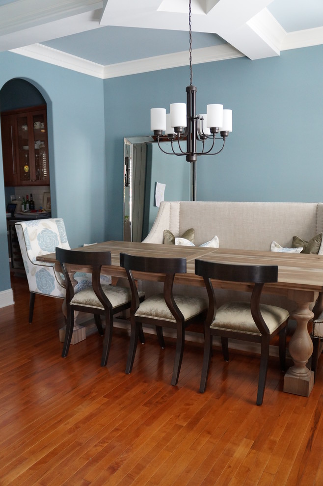 Inspiration for a transitional dining room in Indianapolis.