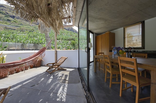 vivienda bioclimatica  en la costa coastal-deck
