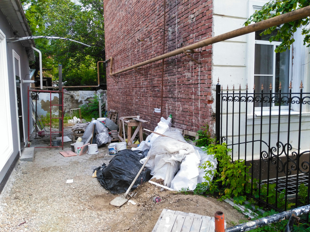 Благоустройство заднего двора