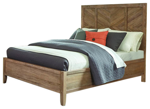 Coaster Auburn Panel King Bed White, King Size Wood Panel Beds