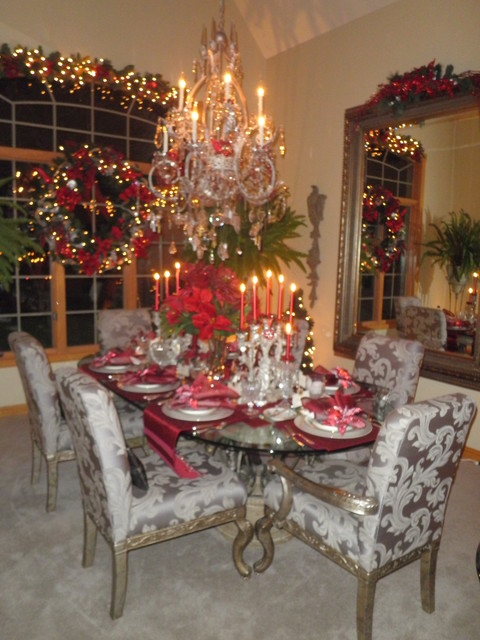 Christmas Dining Room - Traditional - Dining Room - chicago - by ...