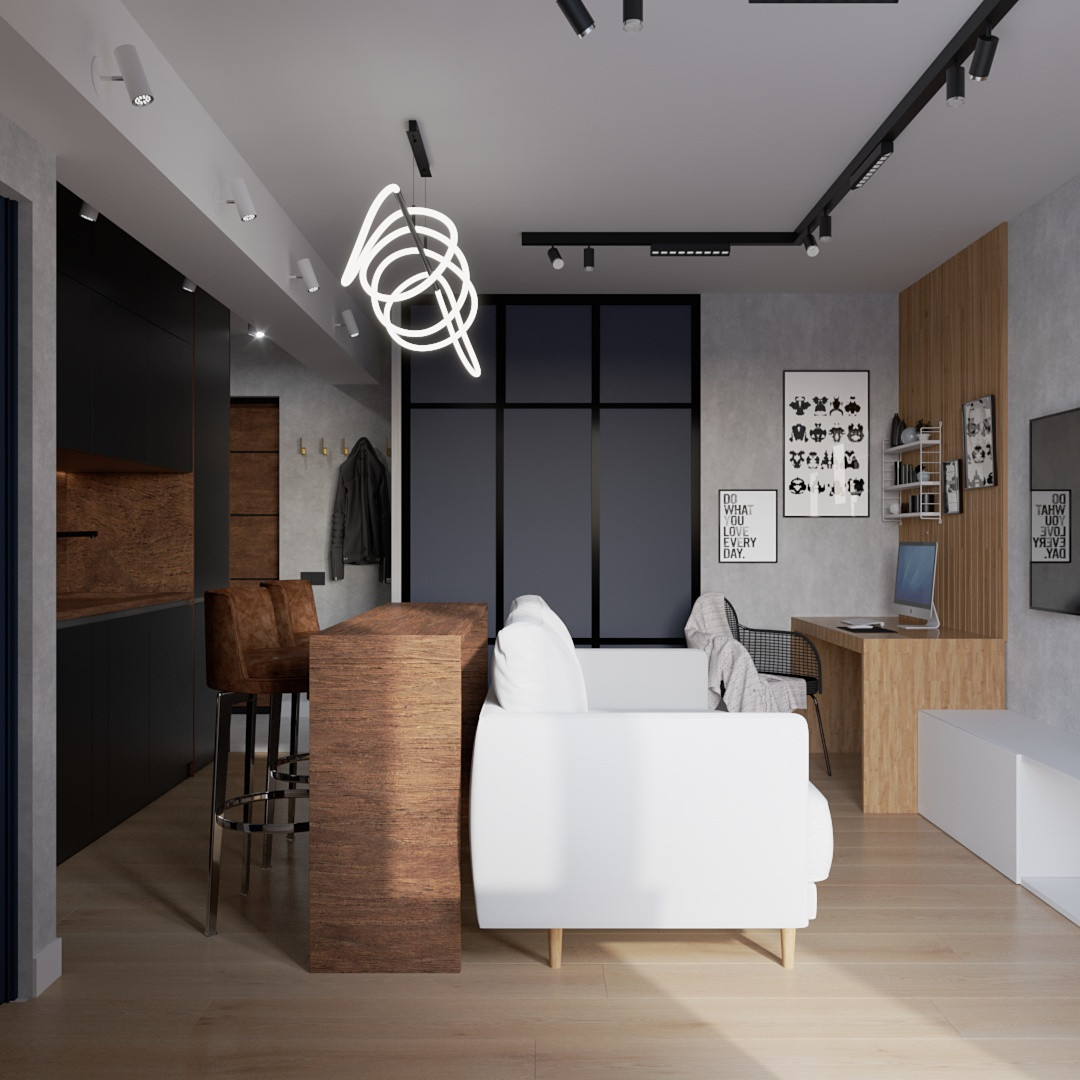 Однокомнатная квартира для молодого мужчины