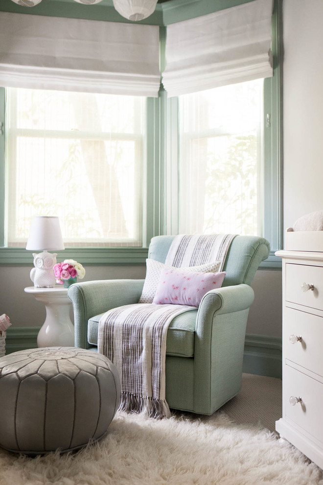 Example of a classic nursery design in San Francisco