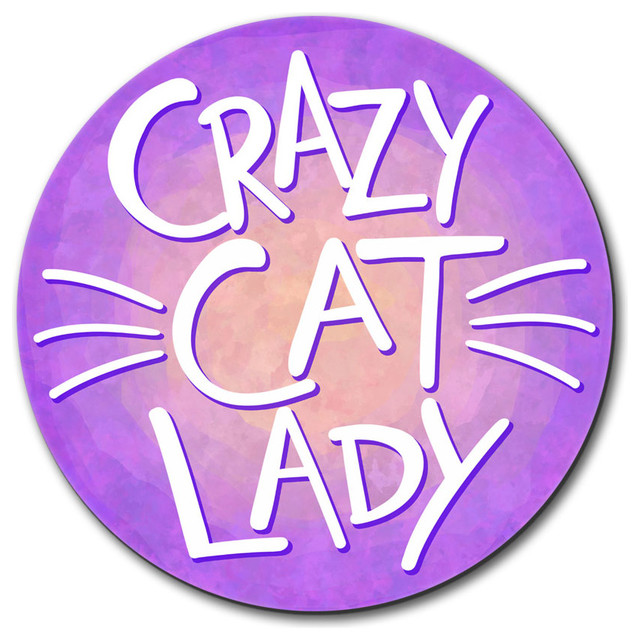 Crazy Cat Lady Mouse Pad Contemporary Desk Accessories By