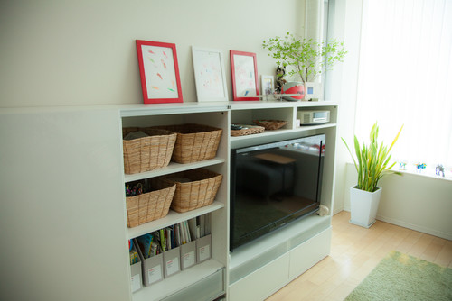 見せる収納 見せない収納 のポイントを知って 片付けストレスを軽減 Houzz ハウズ