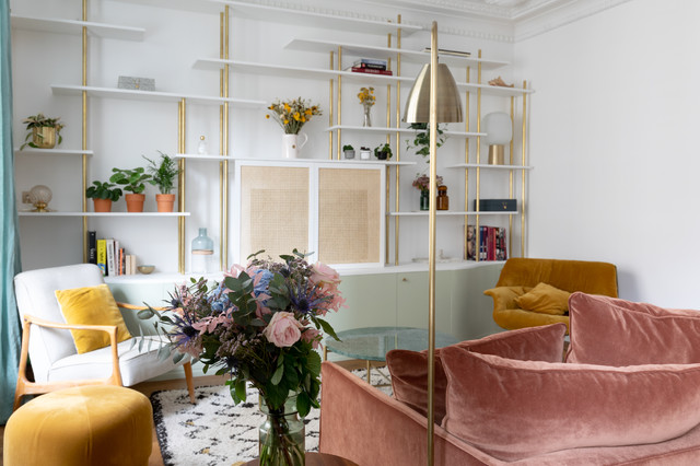 Audrey et Romain contemporary-living-room
