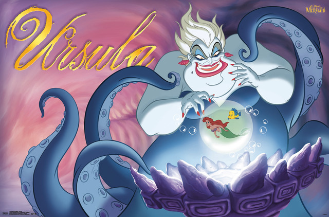 Disney Villains Ursula Poster, Premium Unframed
