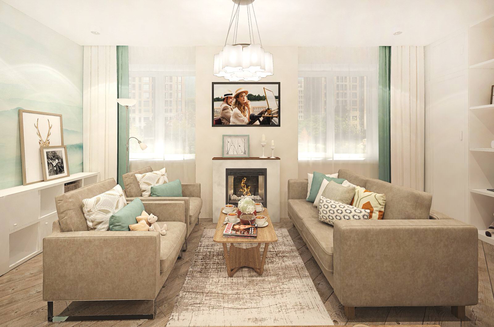 Гостиная для семьи