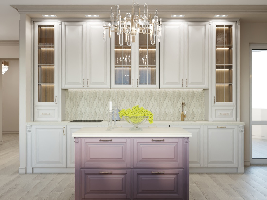 Неоклассика в гостиной