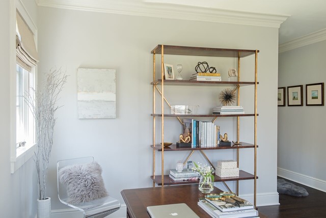Shingle Style New Construction transitional-home-office