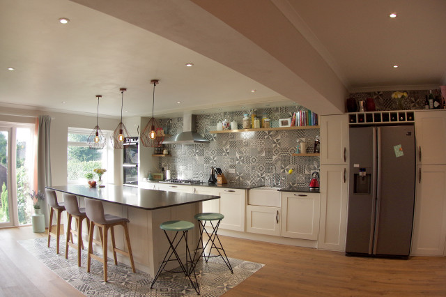 Modern, Sociable, Kitchen Knock Through modern-kitchen