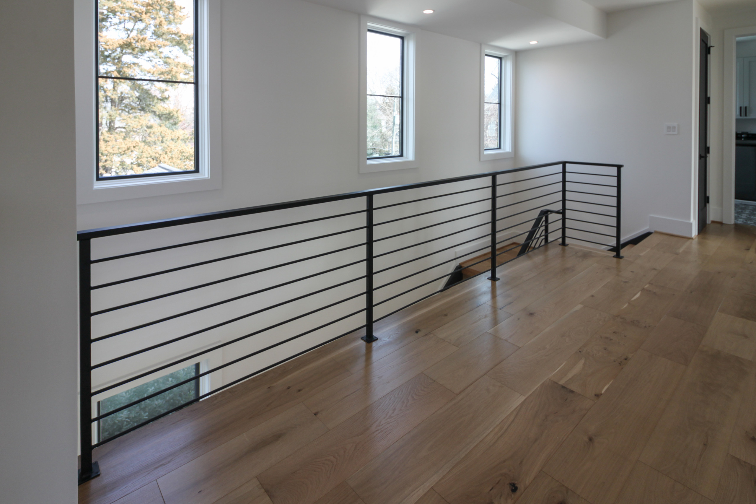 85_Sleek Three-Quarter Turn Multilevel-Staircase, McLean VA 22101