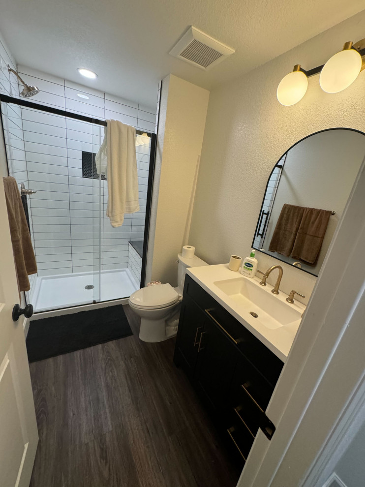 Commerce City Basement Finish with Bathroom and Workout Room