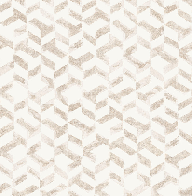 Rose Gold Opulence Peel and Stick Wallpaper, Sample, Swatch Contemporary Wall Decals by