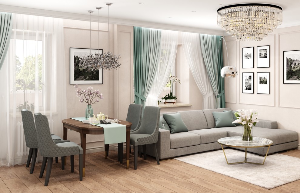 Дизайн многокомнатной квартиры в Челябинске