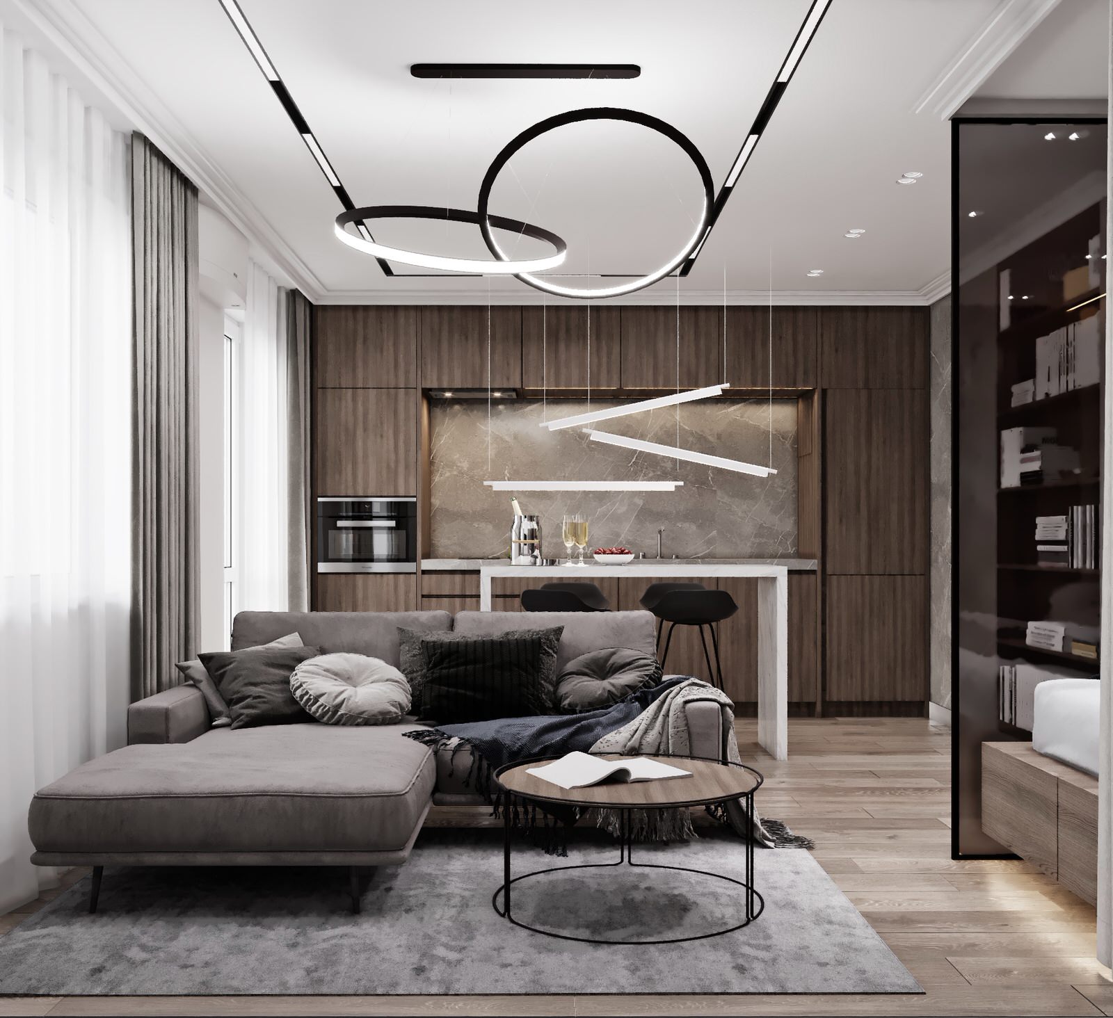 Дизайн интерьера квартиры 53 кв.м. в Замелекесье