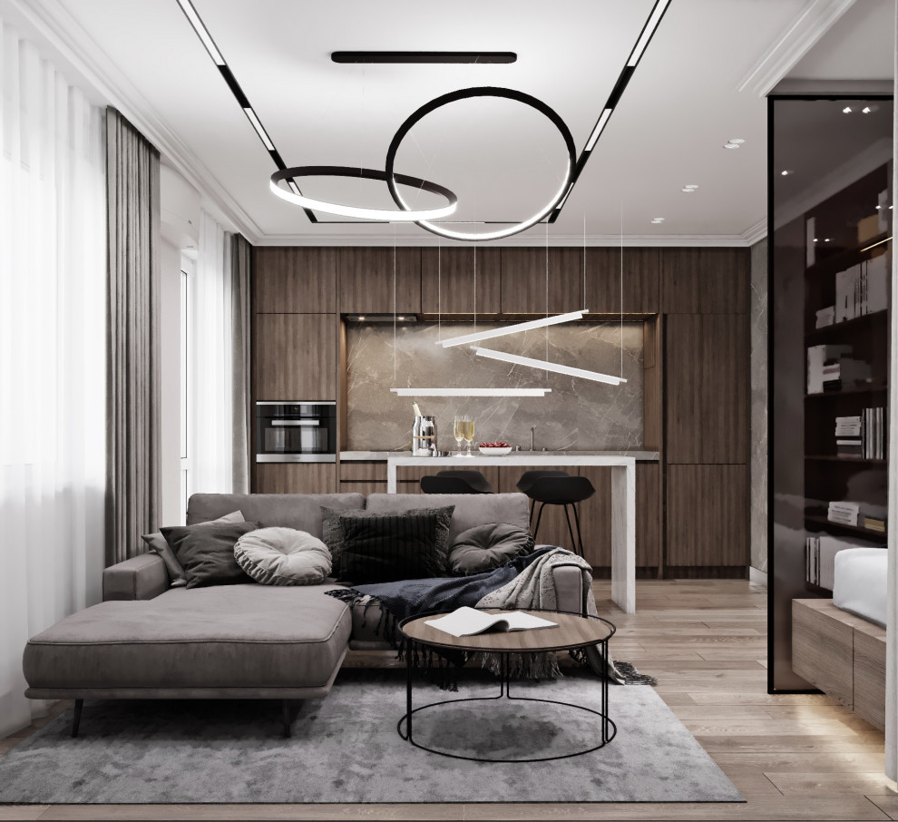 Дизайн интерьера квартиры 53 кв.м. в Замелекесье