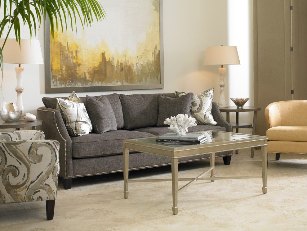 Living & Family Room Furniture Transitional Living Room Chicago by Carter's Furniture Inc.
