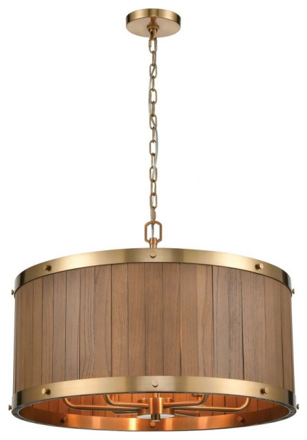 modern farmhouse brass chandelier