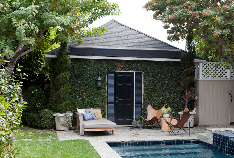 This is an example of a transitional pool in Los Angeles.