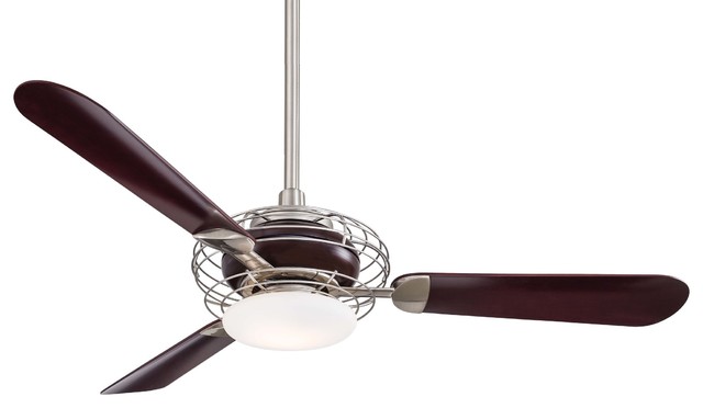 Minkaaire Acero 3 Blade 52 Acero Ceiling Fan Light Wall