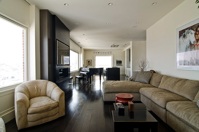 Penthouse Conversion contemporary-living-room