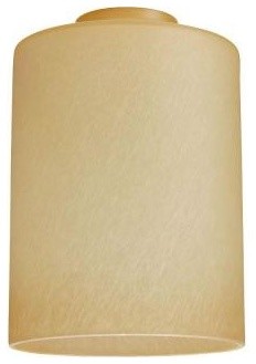 Westinghouse 6-1/2 in. x 4-3/4 in. Amber Mist Cylinder 8570000